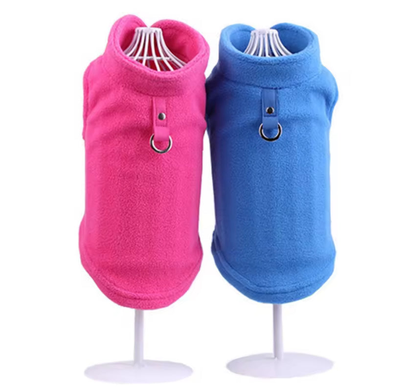 Fall and winter clothes for pet dogs, warm wool vest for dogs, French bulldog coat, puppy, Chihuahua, pug, dog clothing